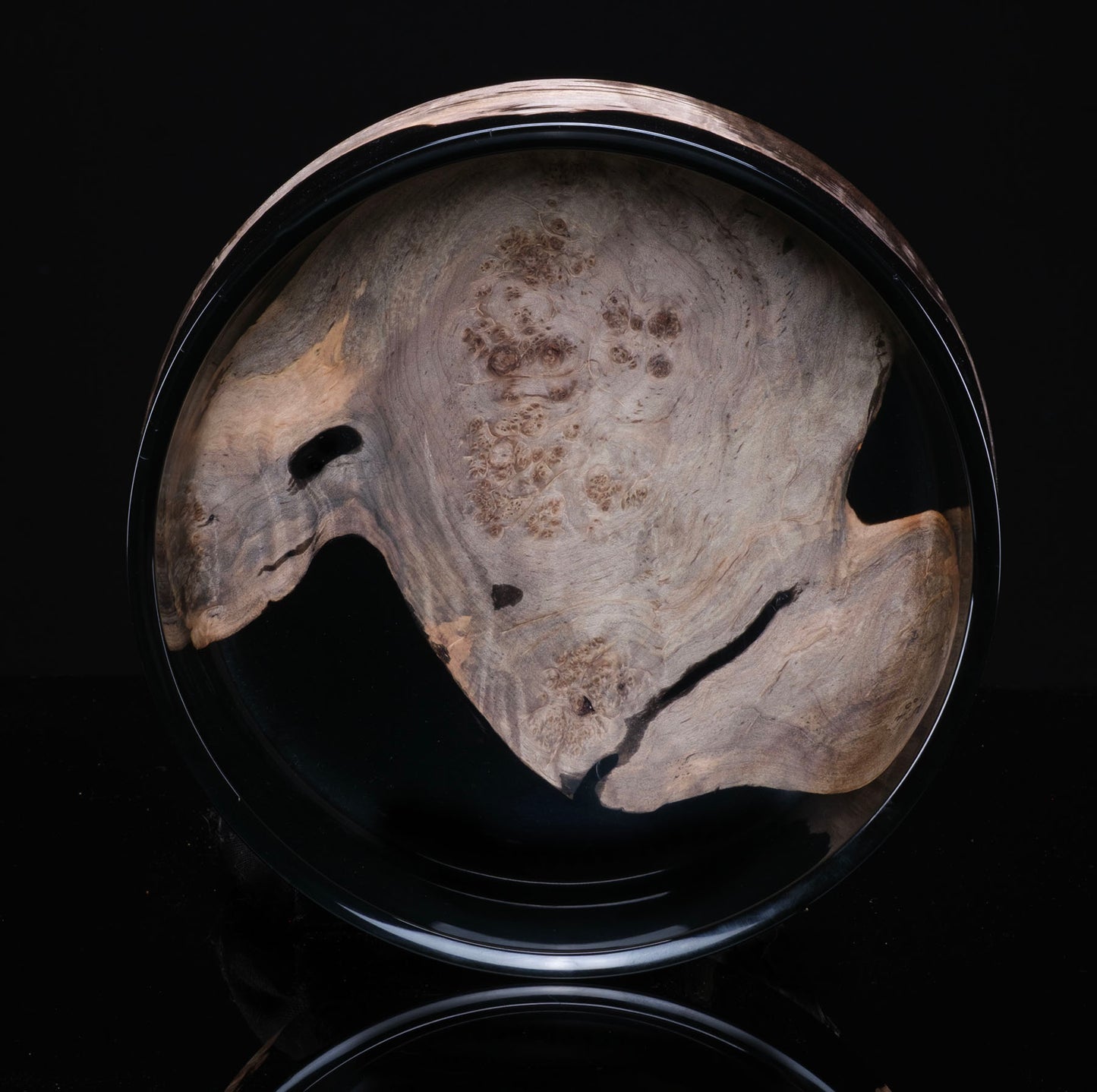 Black Maple Burl Bowl
