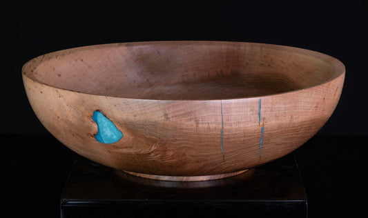 Sycamore Wood Serving Bowl