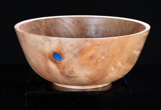 Curly Maple Serving Bowl