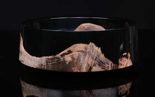 Black Maple Burl Bowl