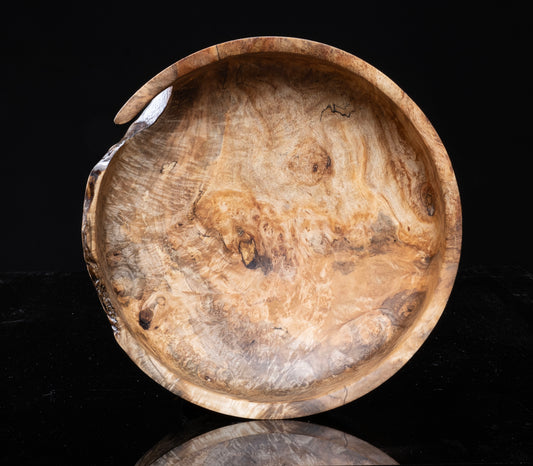 Maple Burl with Curl Wood Bowl